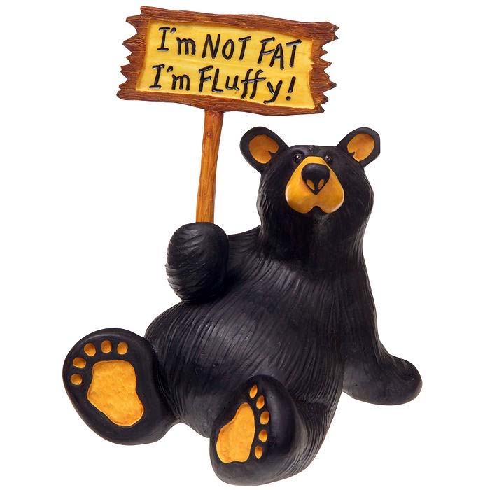 Bearfoots Fluffy Bear Figurine